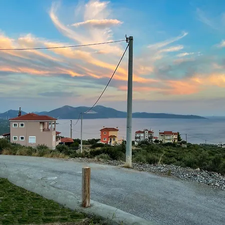 Modern Stone Villas With Swimming Pool Aliveri Buitenkant foto